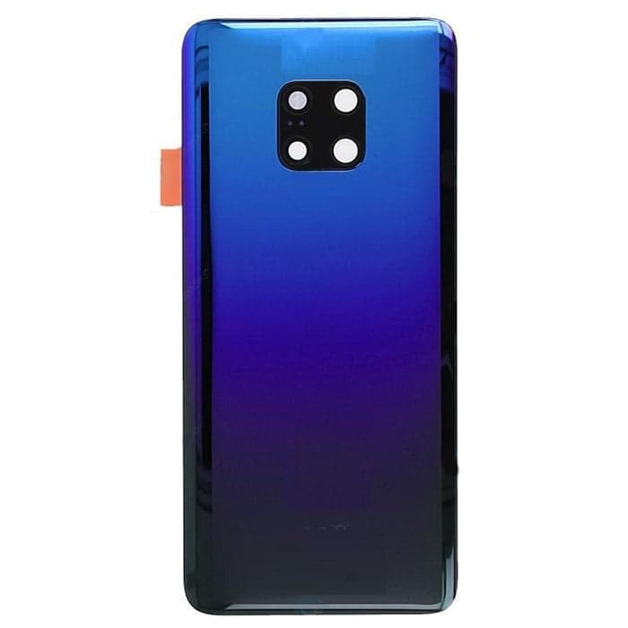 Battery Door Back Panel Glass with Camera Lens for Huawei Mate 20 Pro Blue - image 1