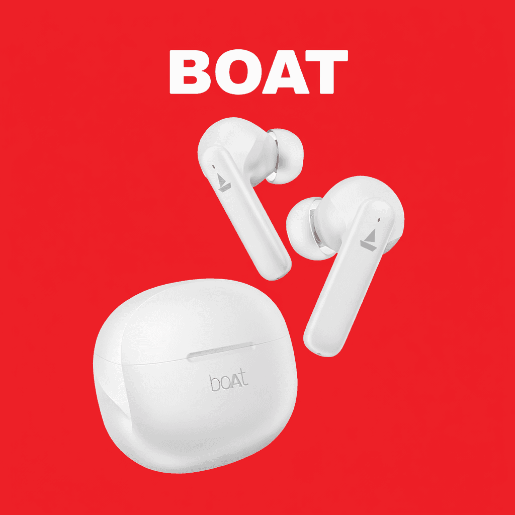 boAt Airdopes 170 Replacement Left/Right Earbud & Charging Case — Both Pair / White - image 1