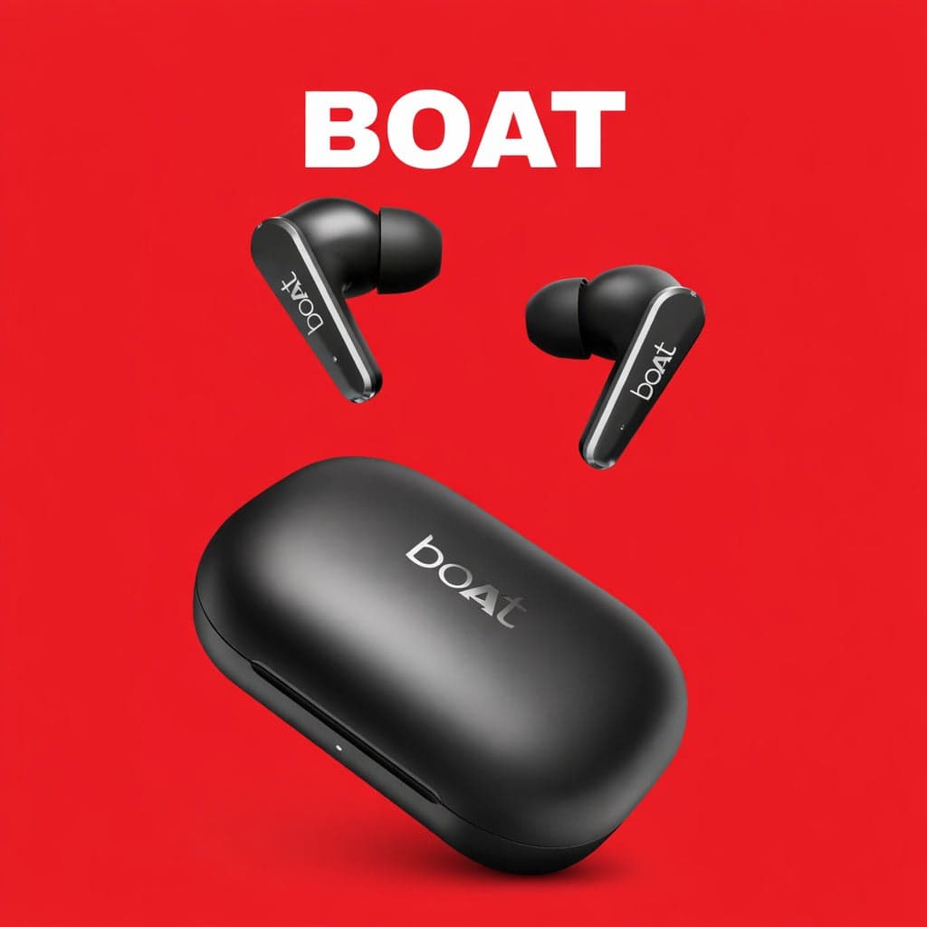 boAt Airdopes 280 ANC Replacement Left/Right Earbud & Charging Case — Right Side / Black - image 1