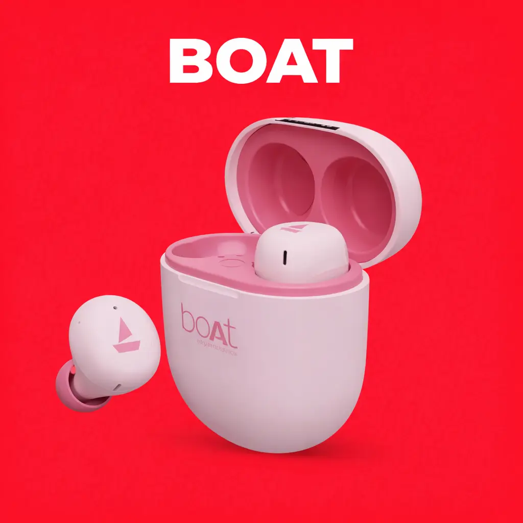 boAt Airdopes 381 Replacement — Right Side / Pink - image 1