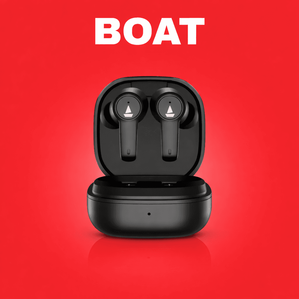 boAt Airdopes 411ANC Replacement Left/Right Earbud & Charging Case — Right Side / Black - image 1