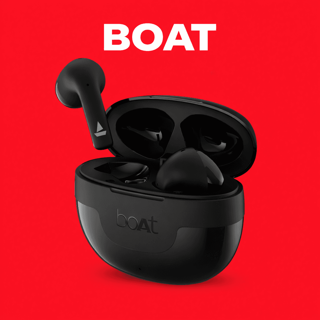 boAt Airdopes Hype – Replacement Parts (Pair / Charging Case) Replacement Left/Right Earbud & Charging Case — Both Side / White - image 1