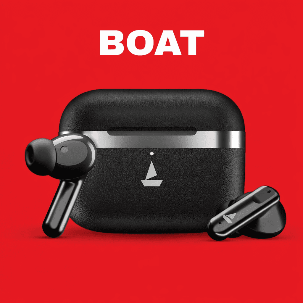 boAt Airdopes Prime 513 ANC Replacement Left/Right Earbud & Charging Case — White / Left Side - image 1