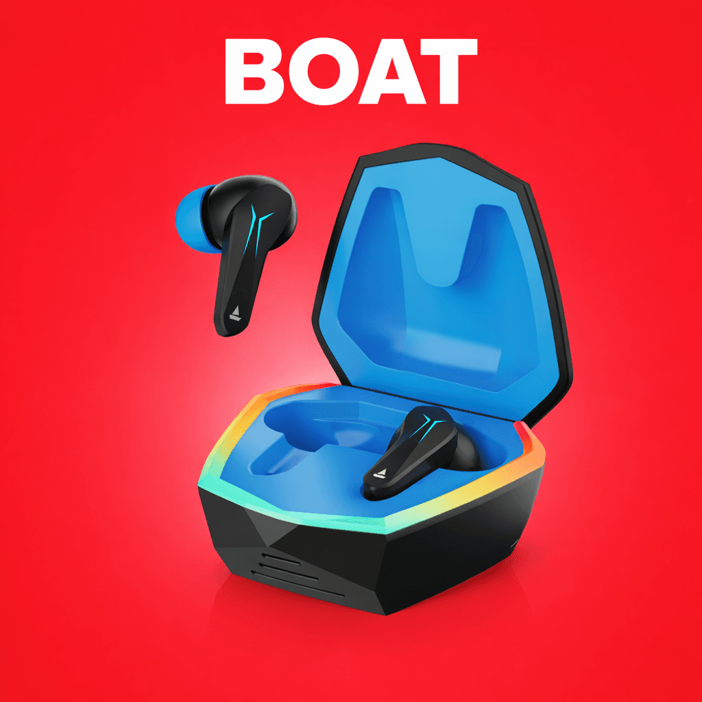 boAt Immortal 128 – Replacement Parts (Pair / Charging Case) Replacement Left/Right Earbud & Charging Case — Both Side / White - image 1