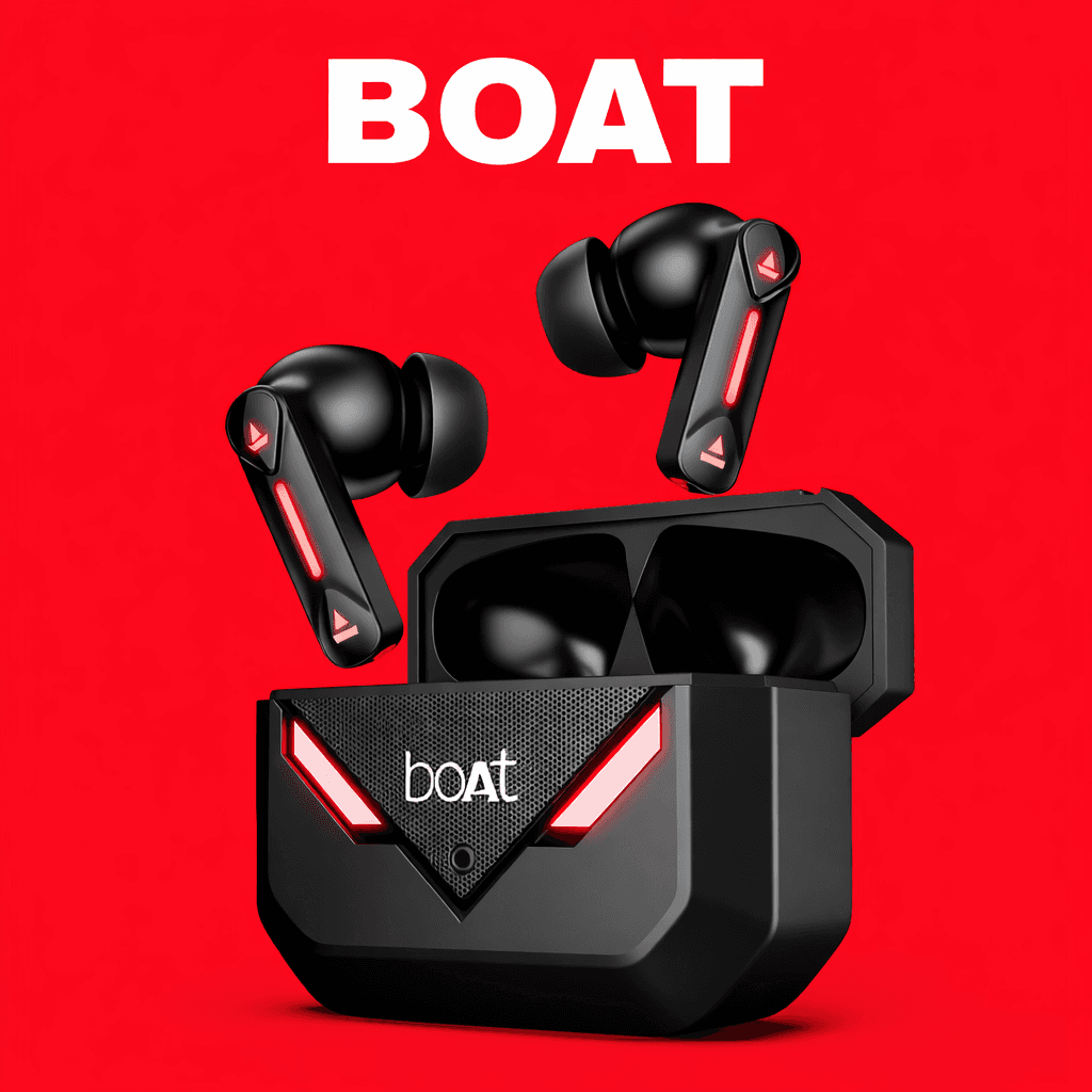boAt Immortal 158 Replacement Left/Right Earbud & Charging Case — Black / Left Side - image 1