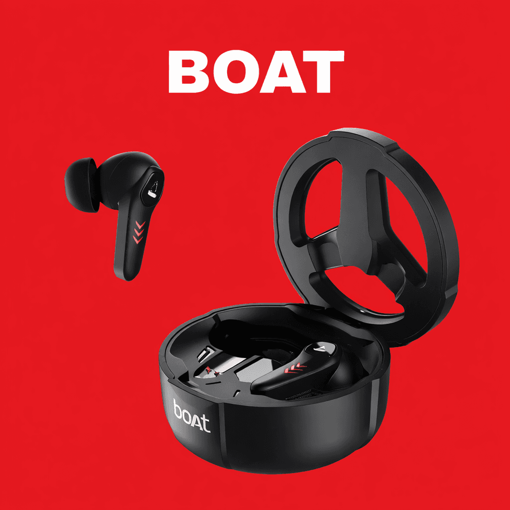 boAt Immortal 171 Replacement Left/Right Earbud & Charging Case — White / Both Pair - image 1