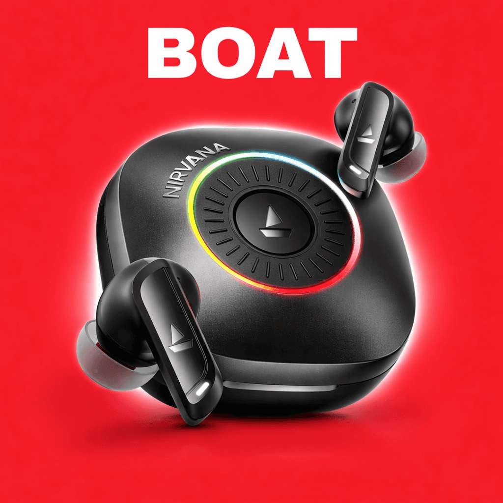 boAt Nirvana Crown Replacement Left/Right Earbud & Charging Case — Left Side / Black - image 1