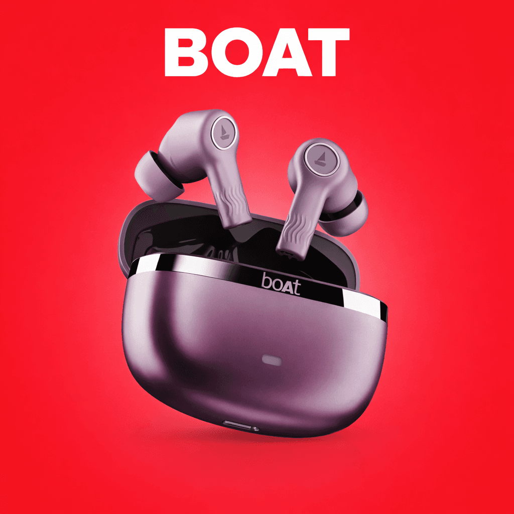 boAt Nirvana ION ANC Pro Replacement Left/Right Earbud & Charging Case — Left Side / Green - image 1