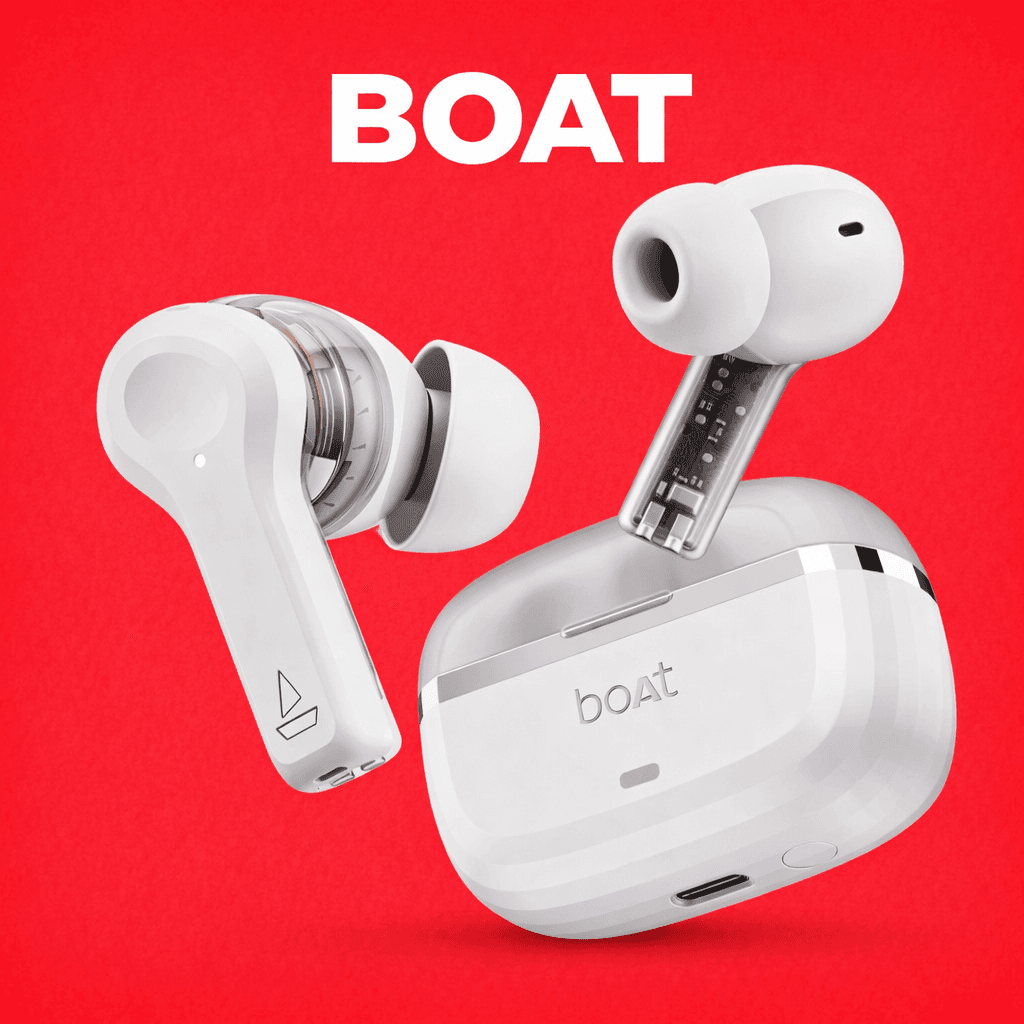 boAt Nirvana Space Replacement Left/Right Earbud & Charging Case — Pink / Left Side - image 1