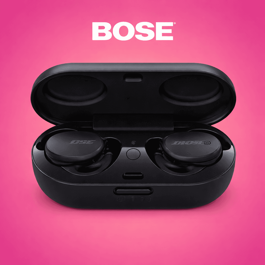 Bose Sport Earbuds Replacement Left/Right Earbud & Charging Case — White / Left Side - image 1