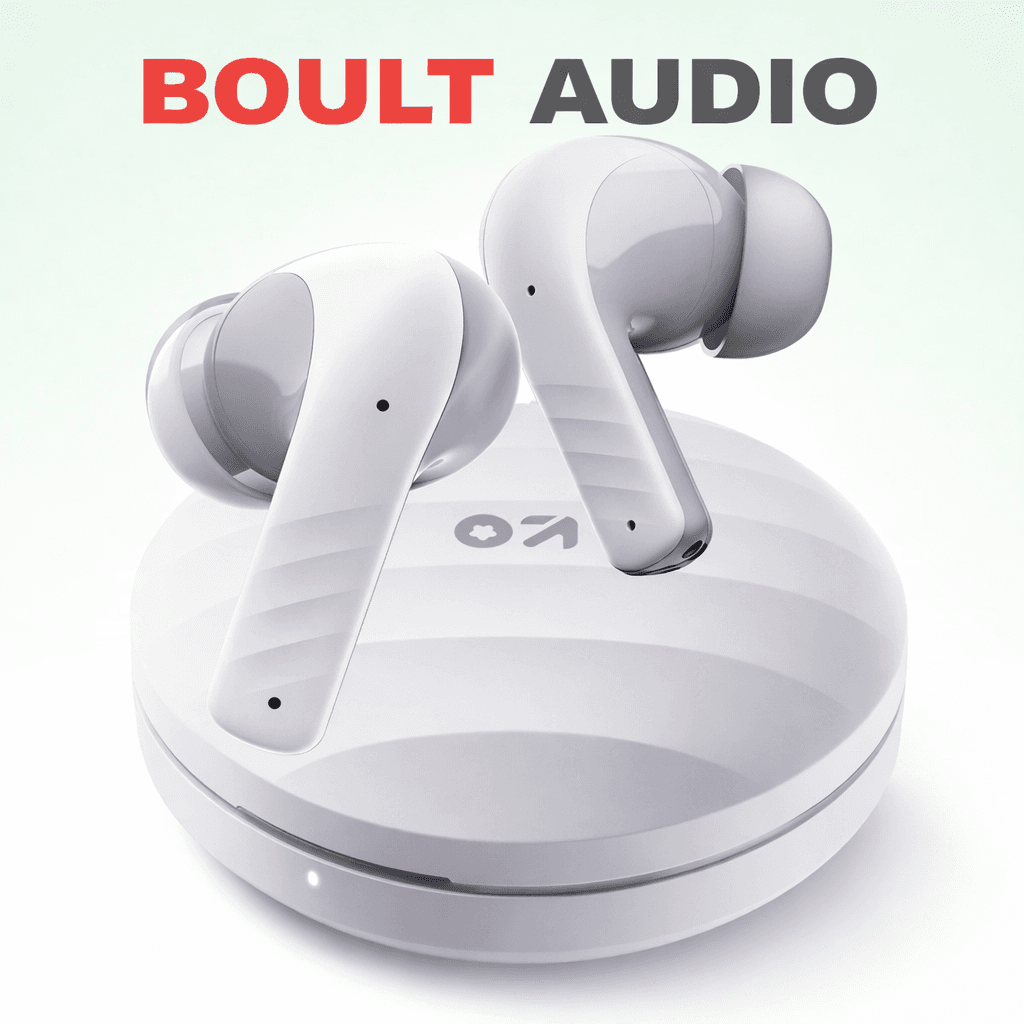 Boult Audio W35 (Warp Series) Replacement Left/Right Earbud & Charging Case — Grey / Both Side - image 1