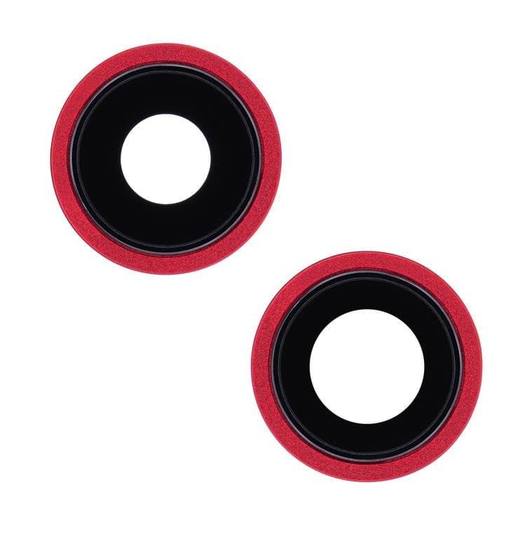 Camera Glass with Frame for Apple iPhone 13 Red - image 1