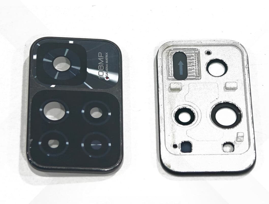 Camera Glass Lens With Frame for Xiaomi MI 11I 5G Black - image 1