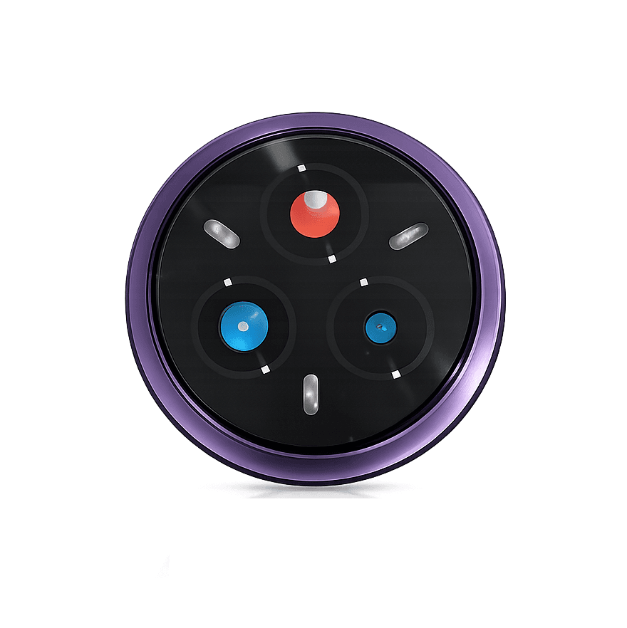 Camera Glass with Frame for Realme 14 Pro Plus Purple - image 1