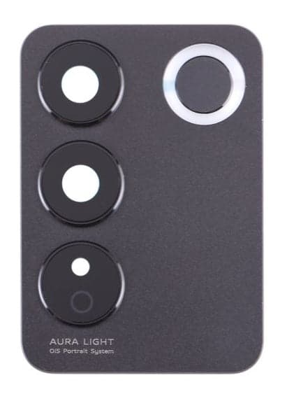 Camera Glass with Frame for Vivo V27 Pro Black - image 1