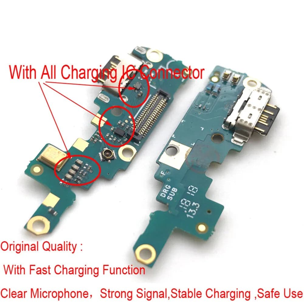 Charging Port Connector Board Flex for Nokia 6.1 Plus - image 1