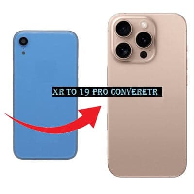 Convertor Back Panel Housing Body for Apple iPhone XR Convert to Apple iPhone 16 Pro - image 1