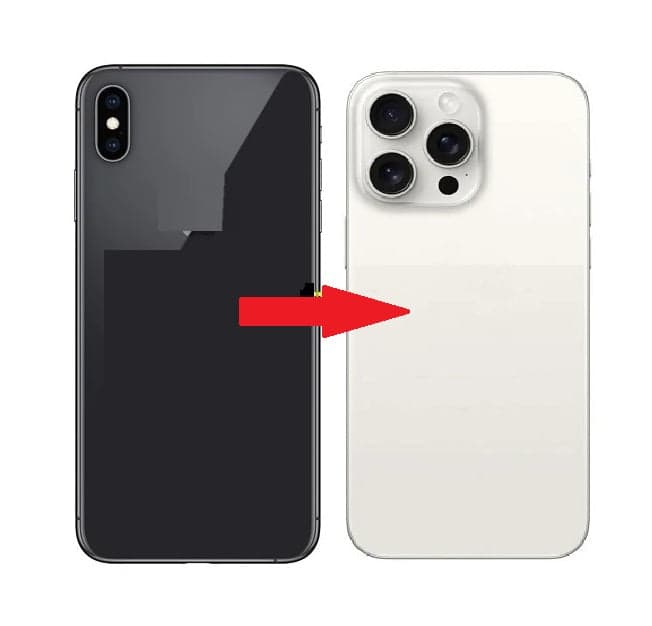 Convertor Back Panel Housing Body for Apple iPhone XS Max Convert to Apple iPhone 15 Pro Max - image 1