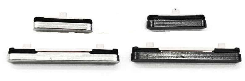 External Side Button Out Keys for Samsung Galaxy S24 Plus Silver - image 1