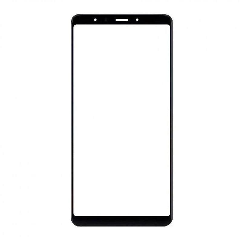 Front Glass Replacement for Xiaomi Mi A2 Black - image 1