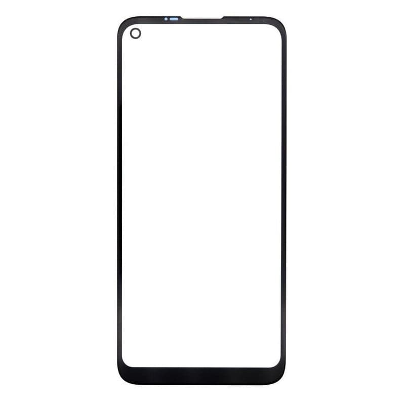 Front Glass Touch Screen for Moto G8 Black - image 1