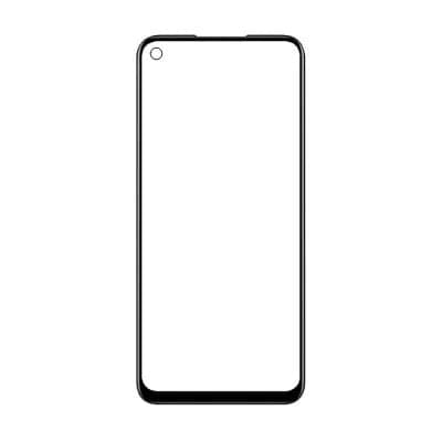 Touch Screen Front Glass for Realme 6 Black - image 1