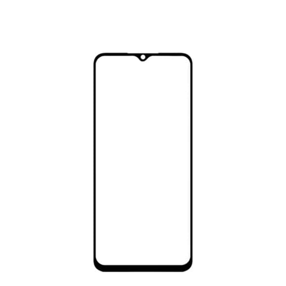 Touch Screen Front Glass for Realme Narzo 30A Black - image 1