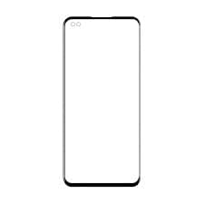 Touch Screen Front Glass for Realme X50 Pro 5G Black - image 1