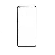 Touch Screen Front Glass for Realme X7 Pro Black - image 1