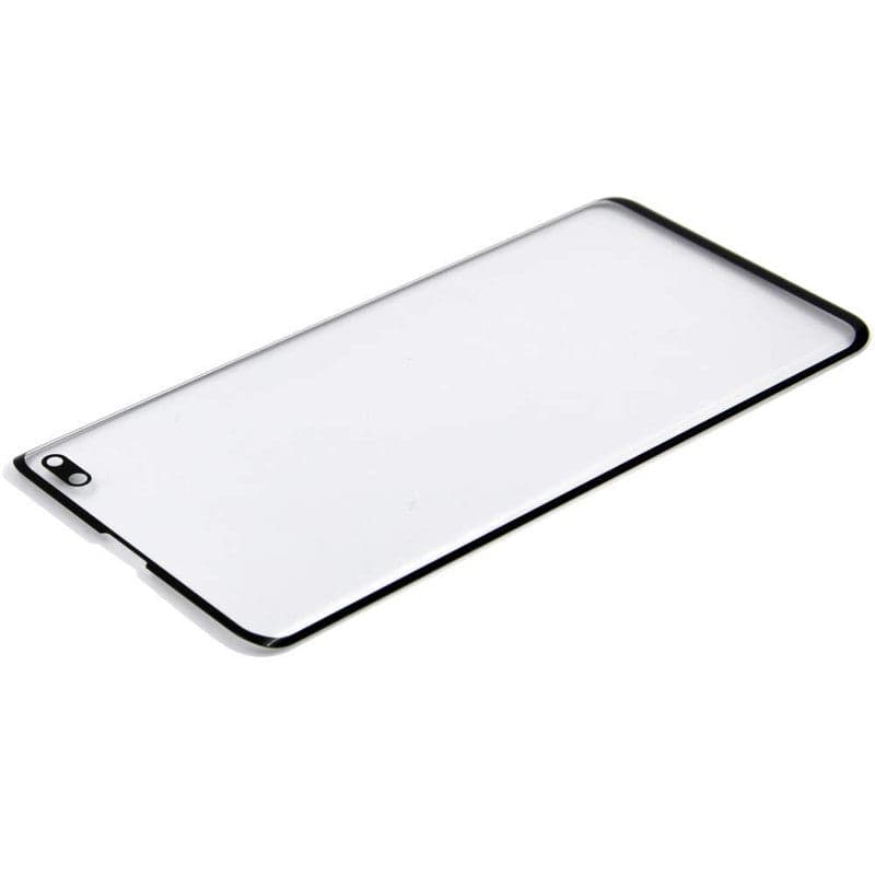 Front Touch Screen Glass for Samsung Galaxy S10 Plus Black - image 1