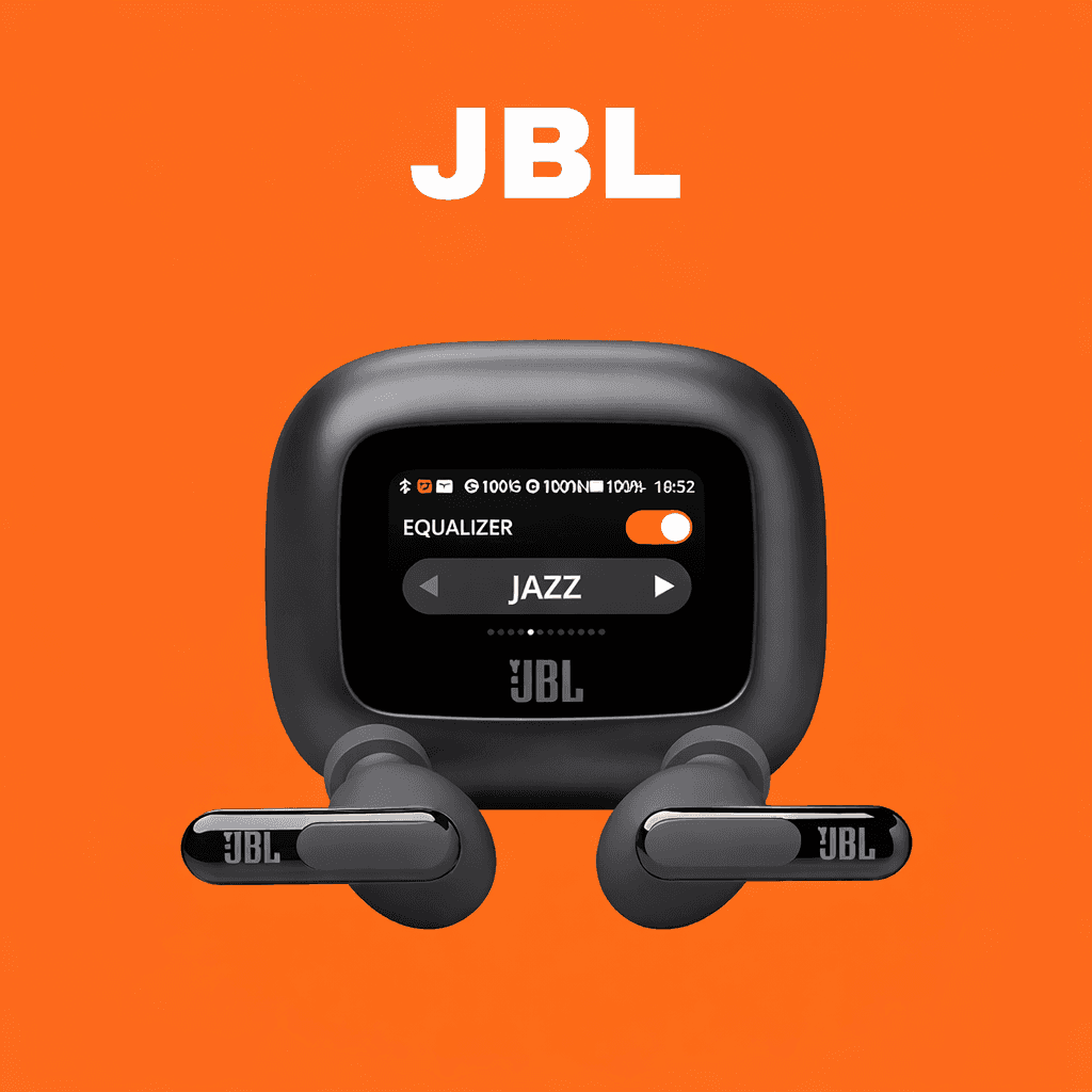 JBL Live Beam 3 β Replacement Parts (Pair / Charging Case) Replacement Left/Right Earbud & Charging Case β Both Side / Black - image 1