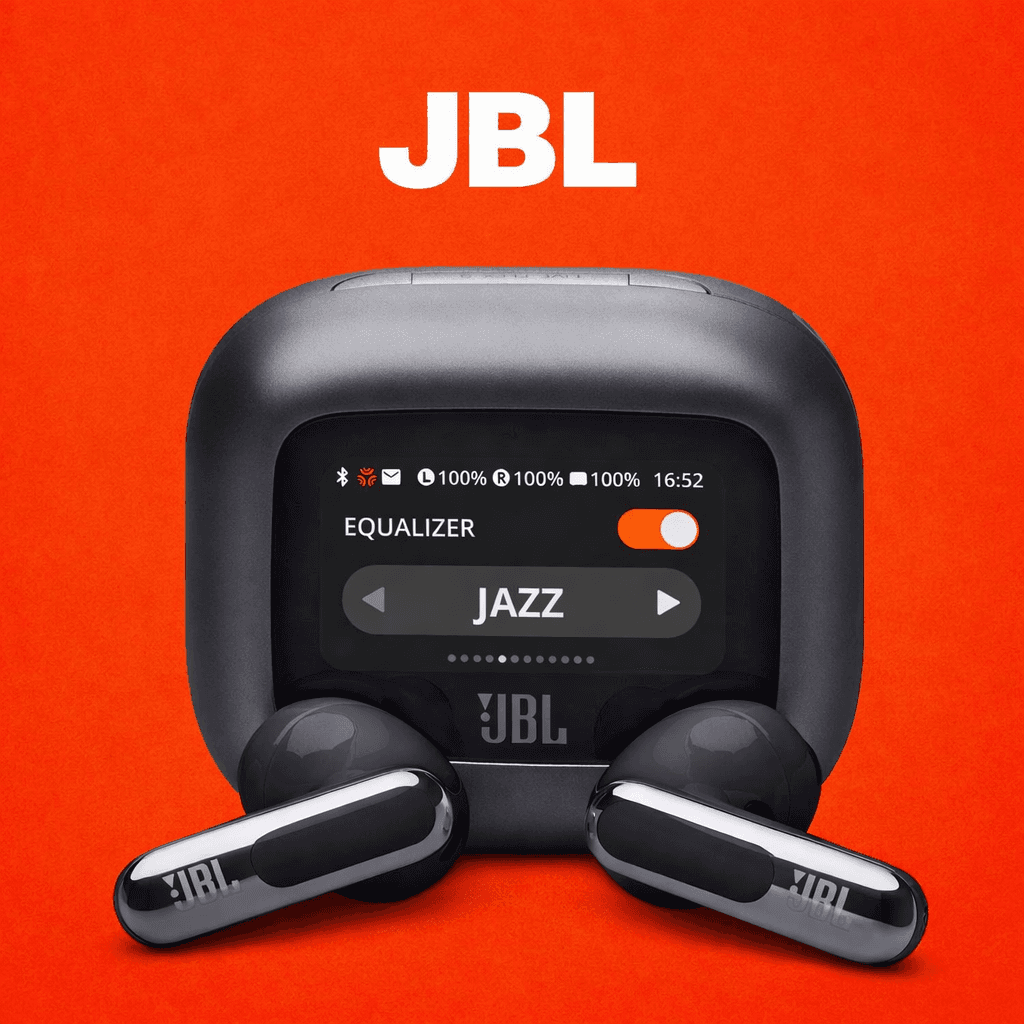 JBL Live Flex 3 – Replacement Parts (Pair / Charging Case) Replacement Left/Right Earbud & Charging Case — Both Side / silver - image 1
