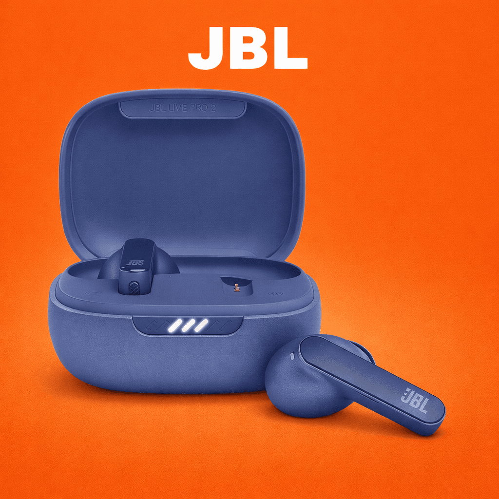 JBL Live Pro 2 Replacement Parts (Pair / Charging Case) Replacement Left/Right Earbud & Charging Case — Both Pair / BLUE - image 1