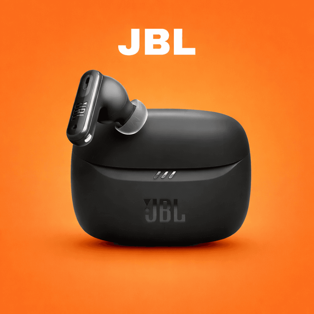 JBL Tune Beam 2 – Replacement Parts (Pair / Charging Case) Replacement Left/Right Earbud & Charging Case — Both Side / White - image 1