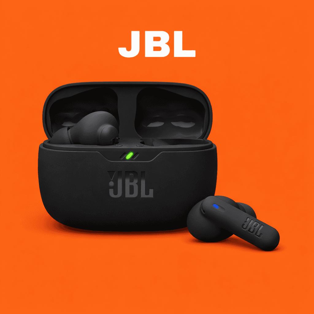JBL Vibe Beam 2 – Replacement Parts (Pair / Charging Case) Replacement Left/Right Earbud & Charging Case — Both Side / White - image 1