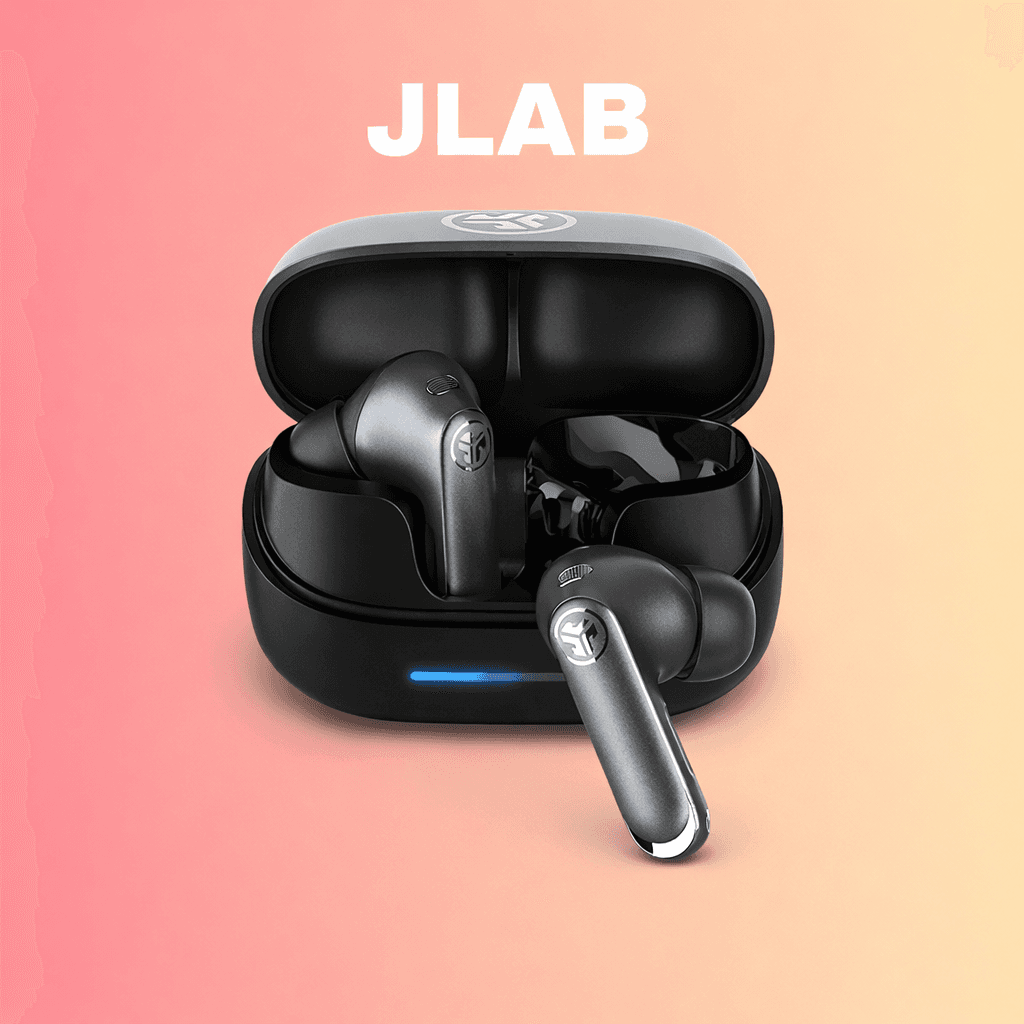 JLab Epic Pods ANC Replacement Left/Right Earbud & Charging Case — left side / Black - image 1