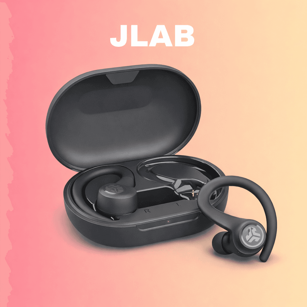 JLab Go Air Sport True Replacement Left/Right Earbud & Charging Case — left side / Black - image 1