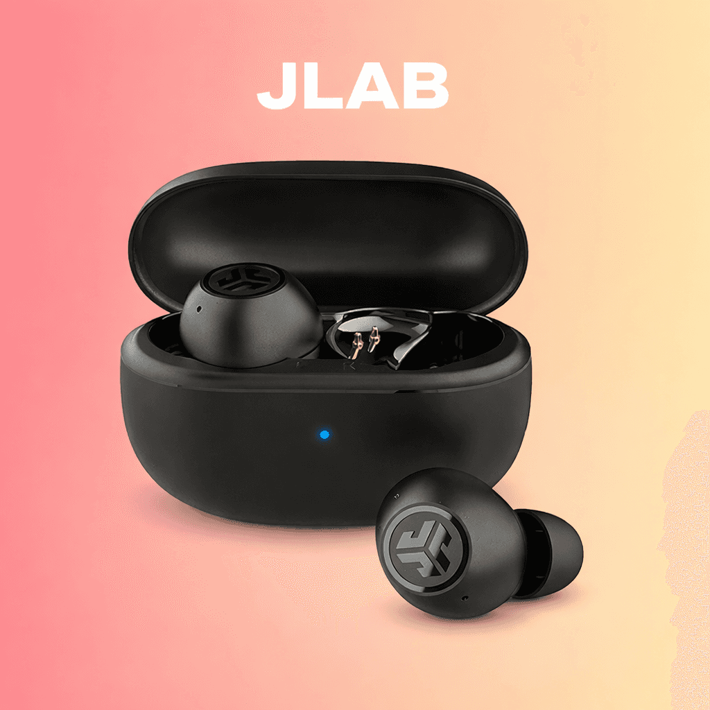 JLab Go Pop ANC Replacement Left/Right Earbud & Charging Case — left side / Pink - image 1