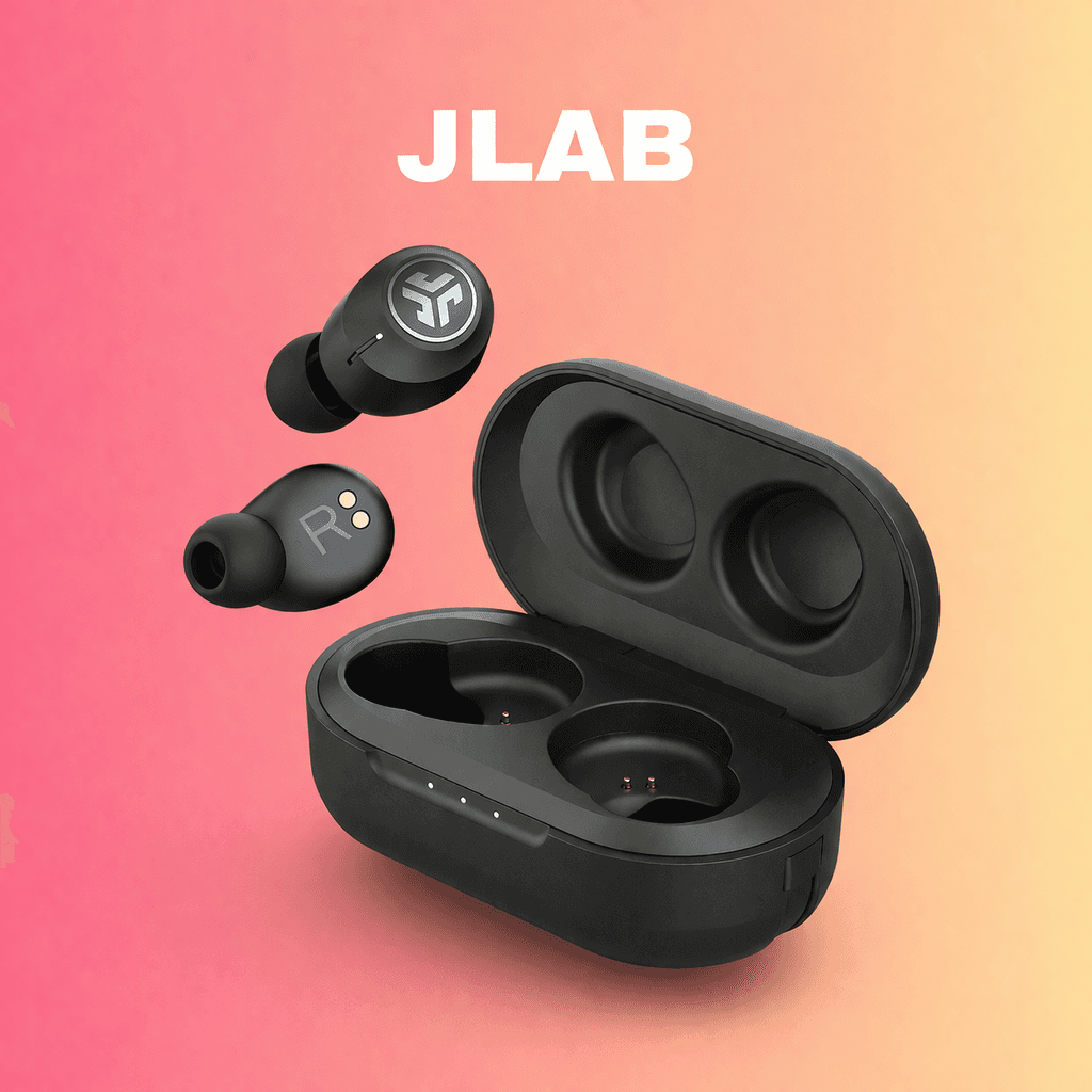 JLab JBuds Air ANC Replacement Left/Right Earbud & Charging Case — left side / Red - image 1