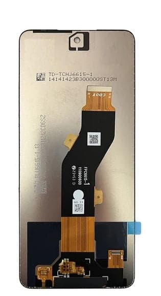 Lcd Display Combo Folder for Infinix Smart 8 Pro X6525B Black - image 1