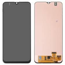 Lcd Display Combo Folder for Samsung Galaxy A20 Black - image 1