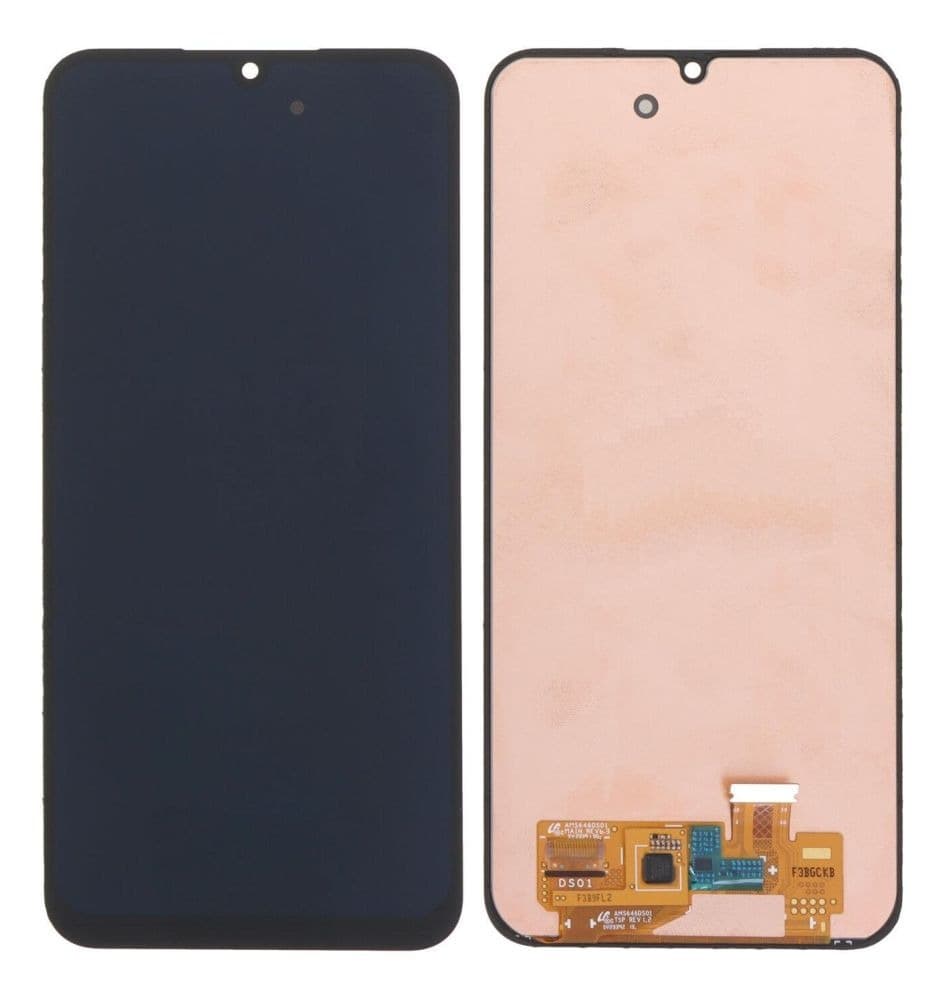 Lcd Display Combo Folder for Samsung Galaxy A25 Black - image 1