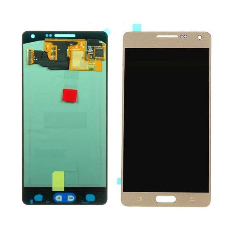 Lcd Display Combo Folder for Samsung Galaxy A5 2016 Gold - image 1