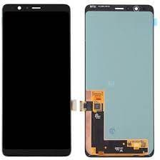 Lcd Display Combo Folder for Samsung Galaxy A8 Star Black - image 1