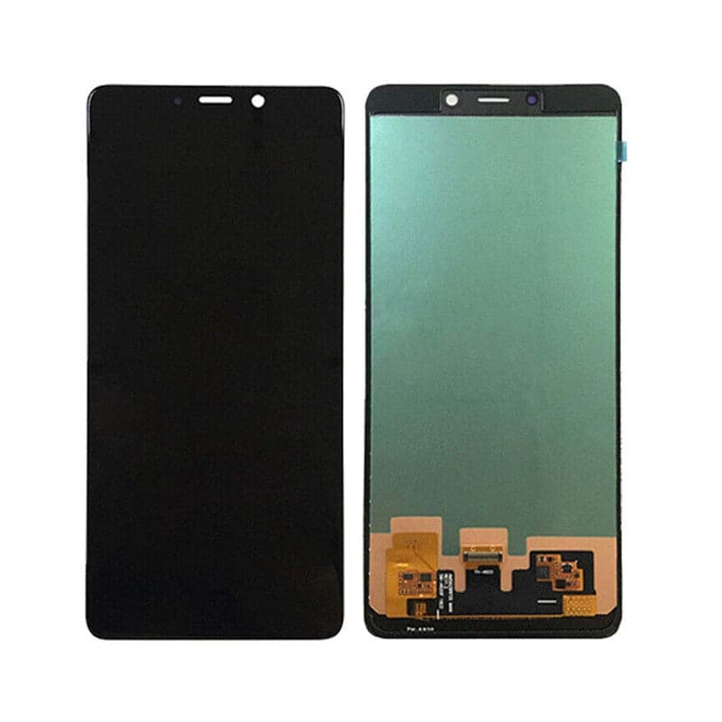 Lcd Display Combo Folder for Samsung Galaxy A9 2018 Black - image 1