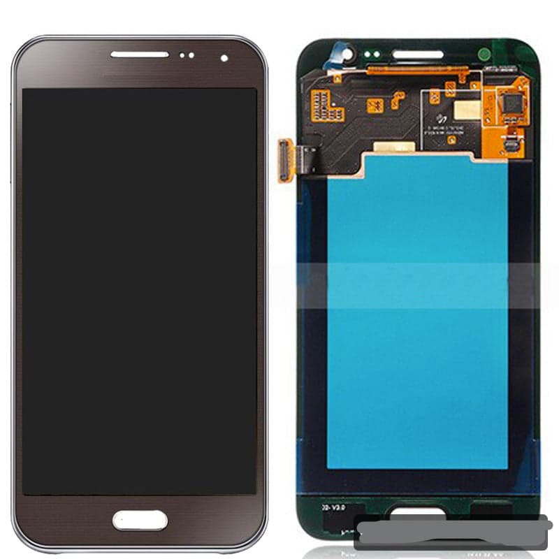 Lcd Display Combo Folder for Samsung Galaxy E5 Brown - image 1