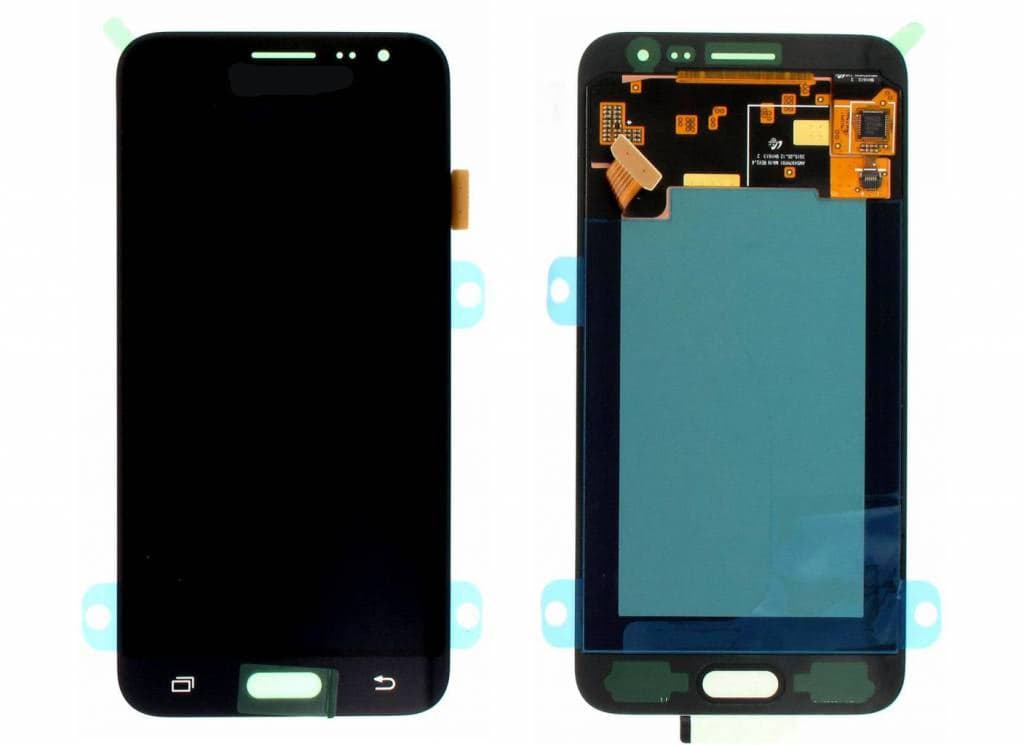 Lcd Display Combo Folder for Samsung Galaxy J3 Black - image 1