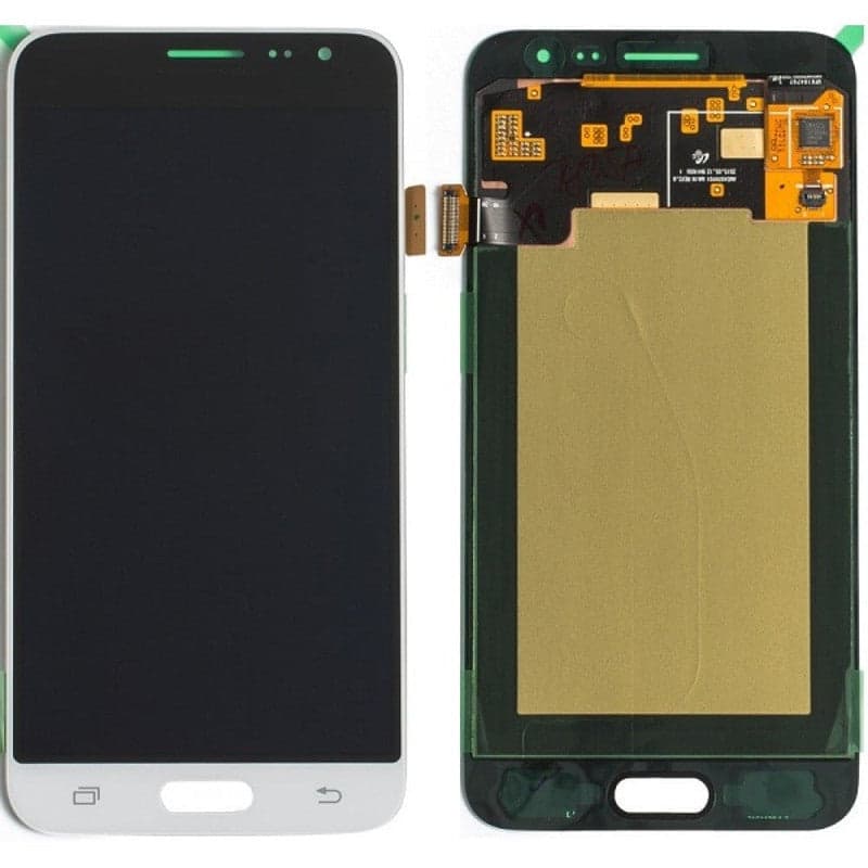 Lcd Display Combo Folder for Samsung Galaxy J3 White - image 1
