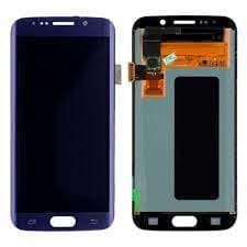 Lcd Display Combo Folder for Samsung Galaxy S6 Edge Blue - image 1