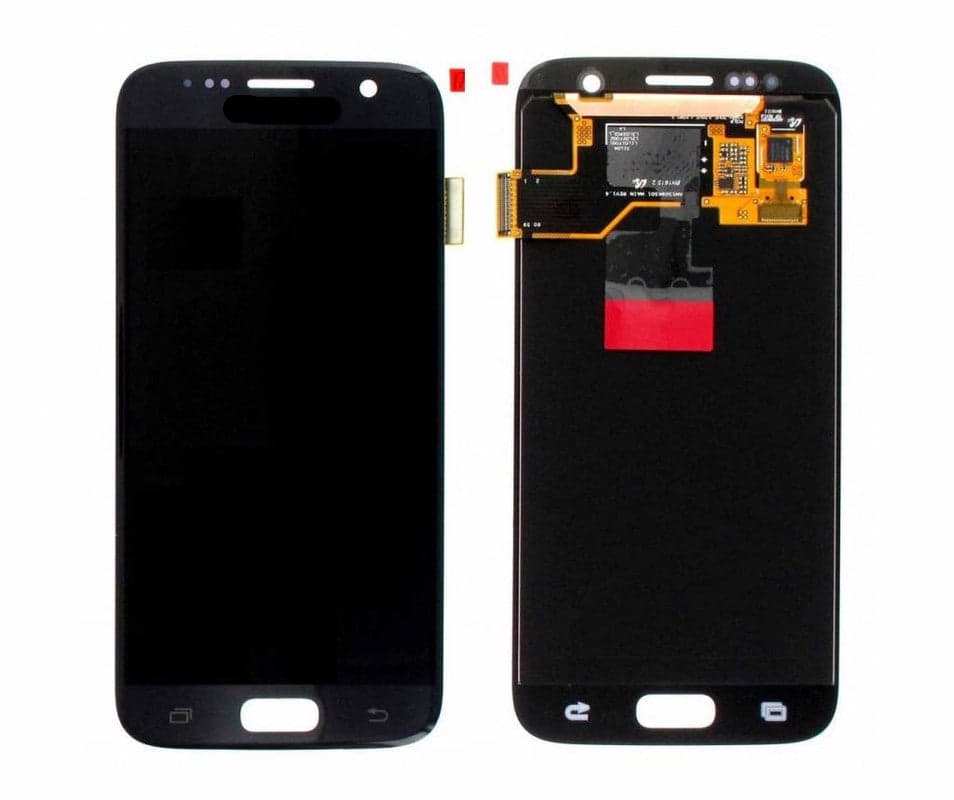 Lcd Display Combo Folder for Samsung Galaxy S7 Black - image 1